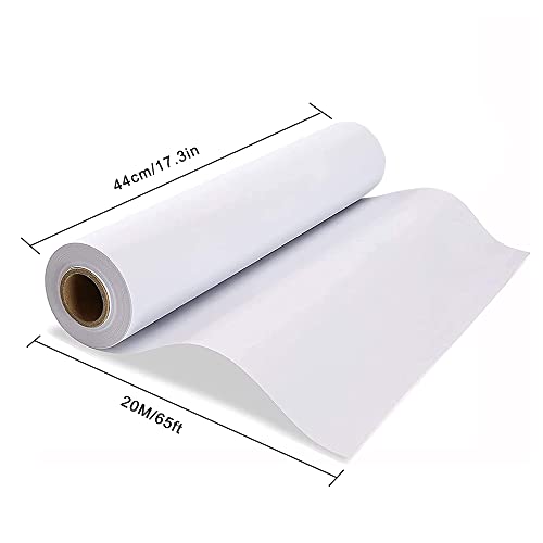 White Drawing Paper Roll - 20 M Art Paper Roll (44Cm X 20M) Painting Sketching Paper For Easel Paper, Bulletin Board Paper, Wall Art, Gift Wrap #TOP1
