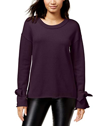 Bar Iii Womens Knit Crewneck Pullover Sweater Purple Xs #TOP15