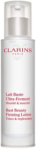 Clarins Bust Beauty Firming Lotion | Visibly Firms, Smoothes and Tones Skin on Bust and Décolleté | Hydrates and Softens | Lightweight and Fast Absorbing | All Skin Types | 1.7 Ounces