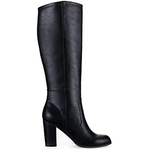 Style & Co. Womens Addyy Leather Tall Knee-High Boots Black 6 Medium (B,M)3
