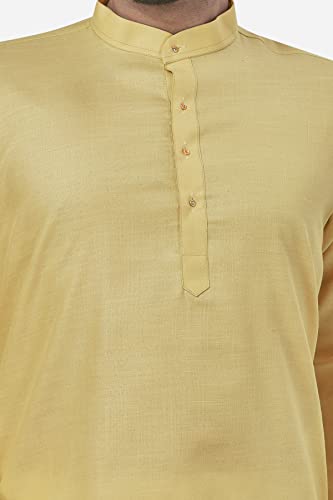 Image of BE ACTIVE Linen Blend Solid Pattern Trendy Comfortable Stylish Full Sleeve Kurta Men's Ethnic Wear