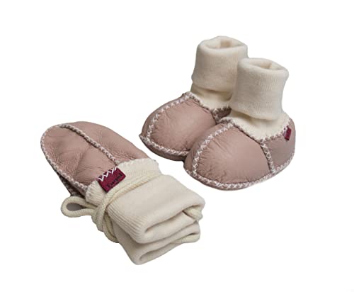 Reissner Lammfelle Lammfell Baby Booties und Fäustlinge Modell...