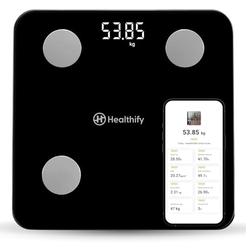 HealthifyMe Smart Scale | Track 11+ Key Body Metrics | 1 Month He...