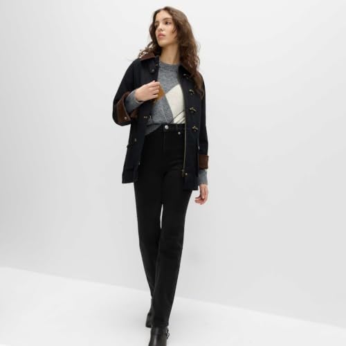 Image of Marks & Spencer Magic Shaping High Waisted Straight Leg Jeans