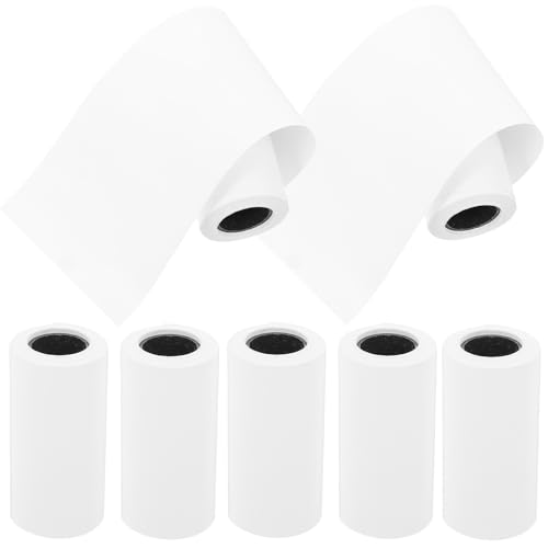 Papier thermique d'impression adhésif de qualité supérieure blanc anti-bourrage lot de 80