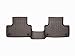 WeatherTech Custom Fit FloorLiners for Volvo XC60, XC60 Recharge - 2nd Row (4712533), Cocoa