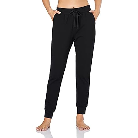 Gimdumasa Women's Sweatpants Workout Athletic Jogger Pants with Pocket Elasticity Waist Tracksuit Bottoms for Women Sports Training Running GI06(Black,XS) Cover