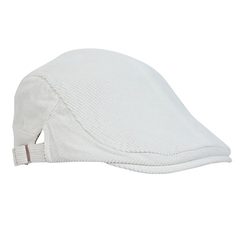 Image of FabSeasons Cotton Ivy Flat Golf Cap - Classic Newsboy Gatsby Hat for Men