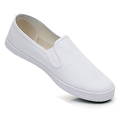 Martial Arts Sneaker hommes toile Kung Fu slip on souple pour sport noir
