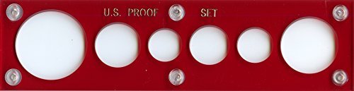 Soporte Acrílico para Monedas U.S. Proof Set Rojo miniatura 1