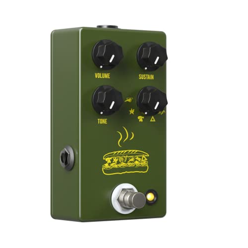 JHS Pedals Muffuletta Fuzz, vert kaki - Les Beatles, Paul McCartney, John Lennon, RIngo Starr, George Harrison JHS Pedals Muffuletta Fuzz, vert kaki – Image 4
