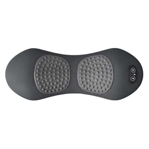 Zeyaoaea Back Support Massage Pillow,Deep Massage Electric Hot Compress Cushion - Memory Foam Heated Pillow for Car Seat Recliner Sofa Apartment Office Chair Dormitory Travel Studying Working