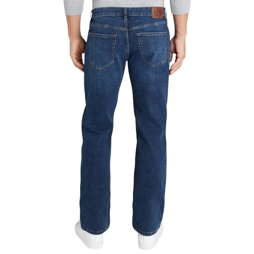 Chaps Men’s Slim Straight Fit Jeans (US, Waist Inseam, 40, 34, Regular, Regular, Bay Blue)2