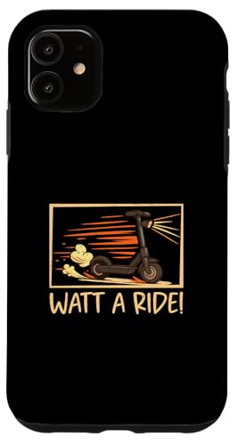 Watt A Ride �ʔ����d�C������ E-�X�N�[�^�[ Ebike�h���C�o�[ �X�}�z�P�[�X iPhone 11 �p