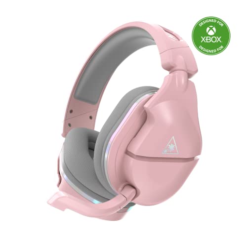 Turtle Beach Stealth 600 Gen 2 Max Rosa Multiplattform Kabelloses Gaming Headset mit 48+ Stunden Akkulaufzeit für Xbox X|S, Xbox One, PS5, PS4 und PC [Offiziell lizenziert für Xbox]