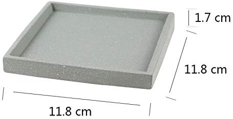 Miniatura 7 de Moldes concretos formados rectángulo para la montaña de costa, marco de la foto que hace el molde del silicón de la bandeja del cemento