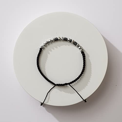 Raysunfook I Am Enough Motivational Secret Message Morse Code Bracelets For Women Men Birthday Christmas Gifts For Daughter Mom Dad Sister Jewelry Adjustable Beaded Wrap Bracelet (I Am Enough) #TOP1