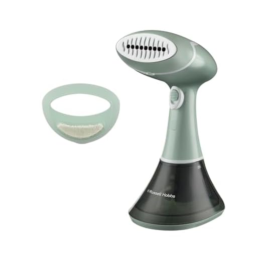 Russell Hobbs Handheld Kledingstomer [Snel en eenvoudig zonder strijkplank] Essential (1600W, 22g/min Stoom, Snelle opwarming, Antibacterieel, Lintborstel voor textiel) Reisstrijkijzer 25592-56