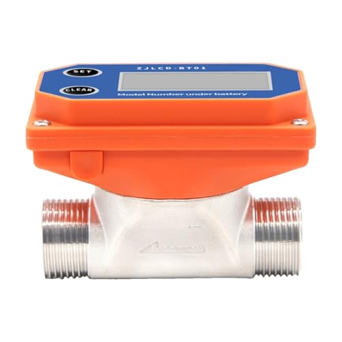 Medidor de flujo digital en acero inoxidable BT01 con sensor de alta resistencia