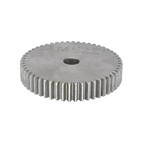 1 Stück 1 Modul 51/52/53/54/55/56/57/58/59/60 Zähne flaches Kohlenstoffstahl-Stirnrad, Kraftübertragungsstirnräder für Zahnstangen, 1 Modul 60 Zähne Cover