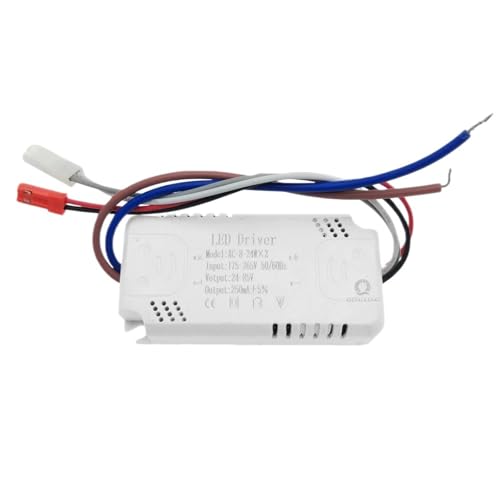 Transformador LED 37-60Wx2 de 3 pines y reactancia AC220V para sustituir en lámparas 5