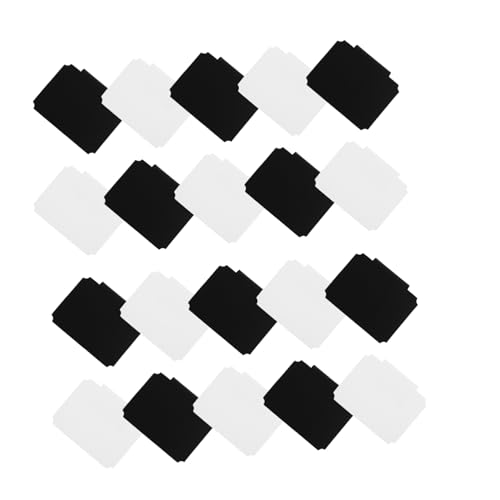 HOMSFOU 20個 プラスチック ラベル タグ ビン用 プラスチック サイン クリップ サイン クリップ トレイ用 ラベル ラベ