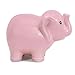 Child to Cherish Ceramic Stitched Elephant Piggy Bank, Pink
