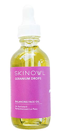 Skin Owl - Organic Geranium Beauty Drops | Natural, Clean Skincare (.5 oz | 15 ml)