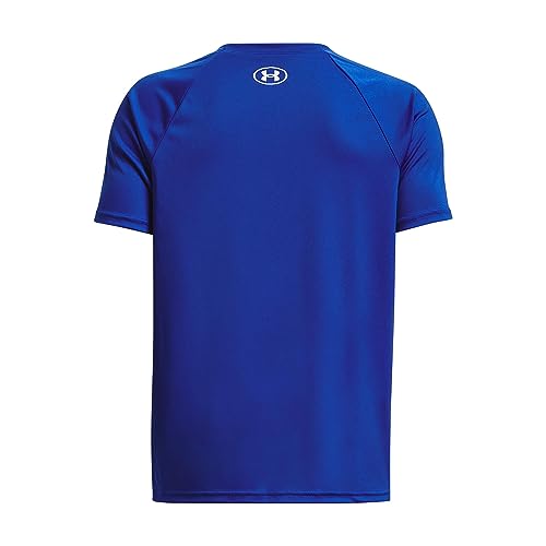 Image of Under Armour Boys' Tech Hybrid Printed Fill Short-Sleeve T-Shirt