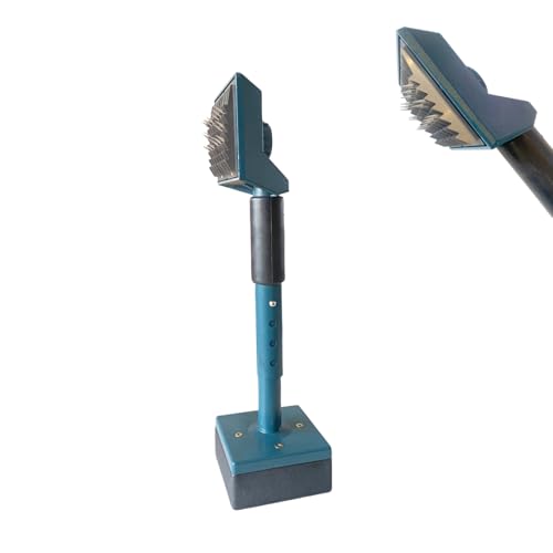 Shangxi-Handcraft All Metal Carpet Knee Kicker with Telescoping Handle and Padded Cushion, Carpet Stretcher Tool Knee Kicker