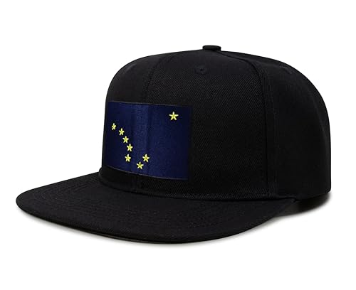 Image of International Tie State Hat for Men and Women, Adjustable Snapback Trucker Baseball Cap with Embroidered Patch