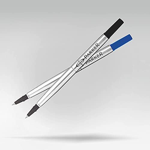 Parker Rollerball Pen Refills | Medium Point | Blue QUINK Ink | 2 Count