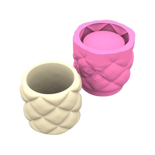 YIGZYCN Molde de silicona para plantas suculentas de resina, molde de silicona con textura de sofá, molde de hormigón para macetas, molde de yeso fácil de desmoldar para el hogar