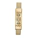 CAGOS Compatible with Fitbit Flex 2 Bands, Stainless Steel Wrist Metal Chain Replacement Accessory for Fitbit Flex 2 Fitness Activity Tracker(Gold)