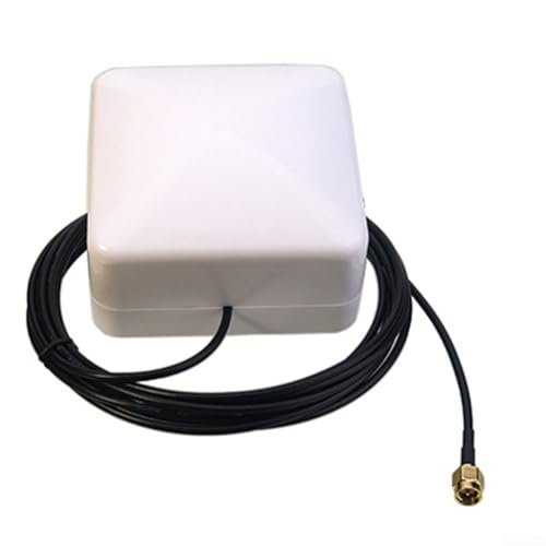 Marchfunny STA404A Antena de vehículo de banda completa de cuatro sistemas con cobertura GPS BDS GLONASS y placa de estrangulamiento multitrayecto para una señal estable y fiable