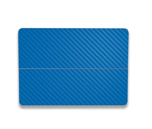Image of MightySkins Carbon Fiber Skin Compatible with Microsoft Surface Laptop Studio 2 (2023) Full Wrap Kit - Solid Blue | Protective, Durable Textured Carbon Fiber Finish | Easy to Apply | Made in The USA