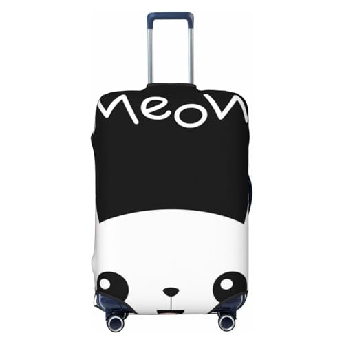 Cat Meow Print Luggage Covers For Suitcase,Elastic Washable & Stretchable Suitcase Covers For Luggage, Anti-Scratch - Fits 18-32 Inch Luggage-No Luggage Included