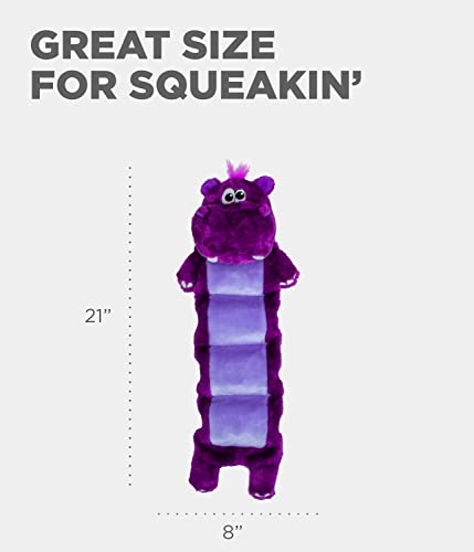 Outward Hound Squeaker Palz Plush Hippo Dog Toy, Xl #TOP3