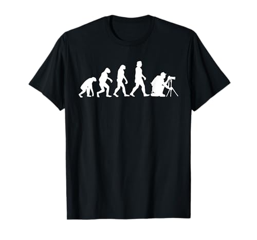 Fotograf Evolution Funny Photography Photo Photographer T-Shirt