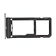 jbTec SIM-Tray/SD-Card kompatibel mit Samsung Galaxy S8 / S8+ Plus - Kartenhalter Single Slot Schlitten, Farbe:Schwarz