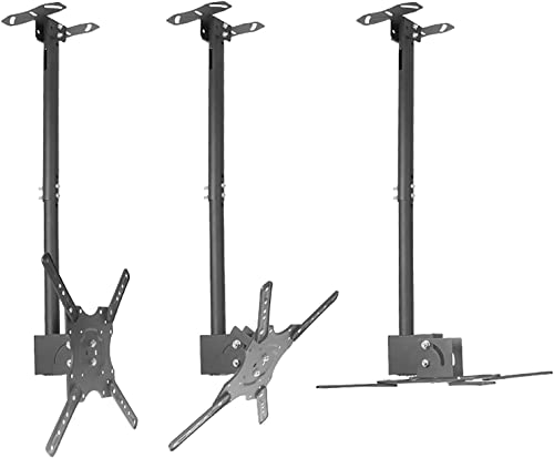 Support TV plafond télescopique pour optimiser l'espace du salon - 8