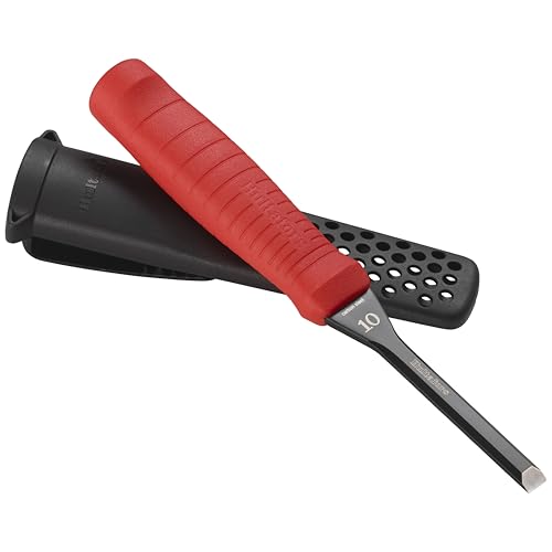 Hultafors EDC10 (390023) Chisel with Holster - Orange, 232 mm L x 10 mm W