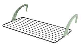 Colombo Stendibiancheria da balcone Balcony Bold in acciaio verniciato | fili spessi alluminio anti-pieghe | Manici modulabili universali | 10m superficie stenditura | Antiruggine | Made in Italy