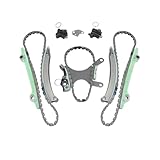 Engine Timing Chain Kit 4.7 L Compatible with Chrysler Dodge Jeep Durango Dakota Compatible With Ram 1500 Grand Cherokee 4.7L V8 GAS 1999-2008 9-0393SX