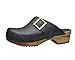 Sanita Urban Offener Clog | Original handgemacht | Leder-Holzclogs für Damen | Schwarz | EU 41 Baby,Schwarz günstig Kaufen-Sanita Urban Offener Clog | Original handgemacht | Leder-Holzclogs für Damen | Schwarz | EU 41
