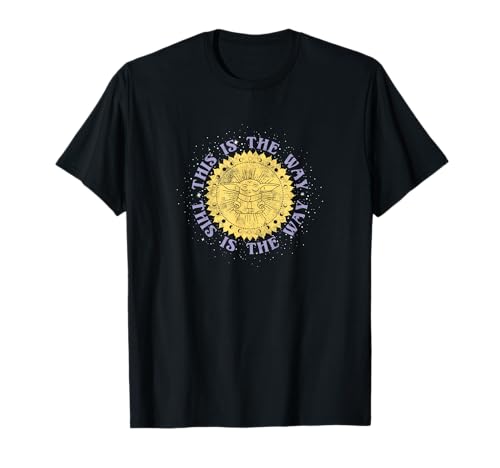 T-shirt Star Wars Grogu avec imprimé haute définition graphique rétro cercle pour adulte