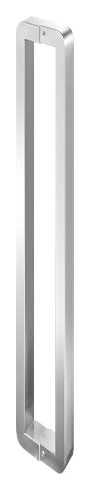 CWCQGH Push Pull Door Handle, Sliding Barn Door Handles, Thickened Stainless Steel Door Pulls for Metal Door Glass Door Tempered Door Wooden Door, Modern and Simple,Silver-Length 92.5cm(36.4in)