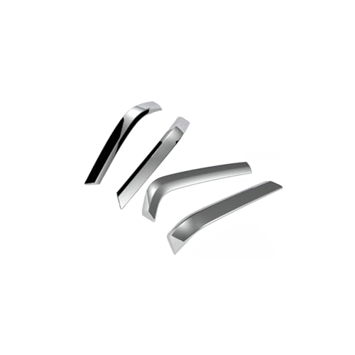 Hyorabyn ダイハツ 新型 ムーヴ LA850S LA860Sに適用フロント&リアバンパー装飾パーツ傷防止 汚れ防止フロント&リアコーナーガードドレスアップ アクセサリーABS 4PC/セット 鏡面仕上げ