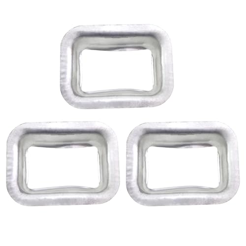 CChiai 3PCS 29x50x80mm Silver Rain Gutter Downpipe Drop Inlet Aluminium Downpipe Rain Gutter Adapter for Rain Gutter Water Main Replacement