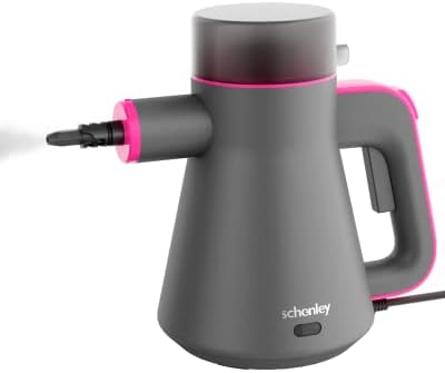 Schenley Handheld High-Pressure Steam Cleaner, Portable Steam Cleaner with 5-in-1 Multi-Surface Kit for Home Use, Multi-Purpose Steam Cleaner for Cleaning Upholstery, Car, Grout and Tile